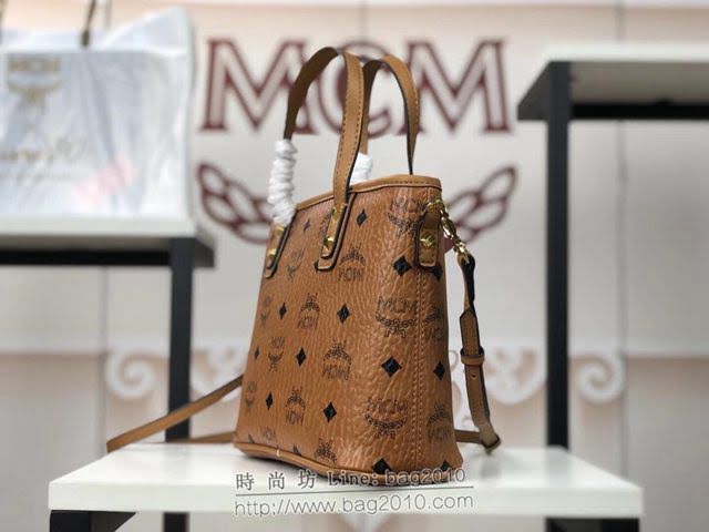 MCM女包 原單 6203兔子打釘 飾有可愛圖案 Anya購物袋 MCM女手提包 手拎包 MCM斜挎單肩包  mdmc1423